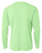 A4 Men's Cooling Performance Long Sleeve T-Shirt light lime ModelBack