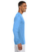 A4 Men's Cooling Performance Long Sleeve T-Shirt light blue ModelSide
