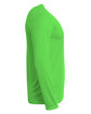 A4 Men's Cooling Performance Long Sleeve T-Shirt safety green ModelSide
