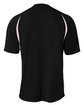 A4 Men's Cooling Performance Color Blocked T-Shirt black/ white ModelBack