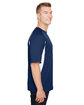 A4 Men's Cooling Performance Color Blocked T-Shirt navy/ white ModelSide