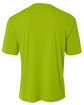 A4 Men's Sprint Performance T-Shirt lime ModelBack