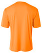 A4 Men's Sprint Performance T-Shirt safety orange ModelBack