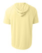 A4 Men's Cooling Performance Hooded T-shirt light yellow ModelBack