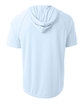 A4 Men's Cooling Performance Hooded T-shirt pastel blue ModelBack