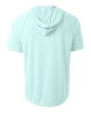 A4 Men's Cooling Performance Hooded T-shirt pastel mint ModelBack
