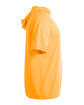 A4 Men's Cooling Performance Hooded T-shirt safety orange ModelSide