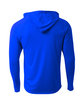 A4 Men's Cooling Performance Long-Sleeve Hooded T-shirt royal ModelBack