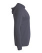 A4 Men's Cooling Performance Long-Sleeve Hooded T-shirt graphite ModelSide