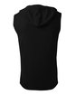 A4 Men's Cooling Performance Sleeveless Hooded T-shirt black ModelBack