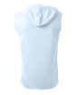 A4 Men's Cooling Performance Sleeveless Hooded T-shirt pastel blue ModelBack