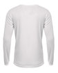 A4 Men's Sprint Long Sleeve T-Shirt WHITE ModelBack