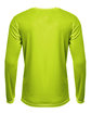 A4 Men's Sprint Long Sleeve T-Shirt LIME ModelBack