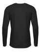 A4 Men's Sprint Long Sleeve T-Shirt BLACK ModelBack