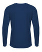 A4 Men's Sprint Long Sleeve T-Shirt NAVY ModelBack