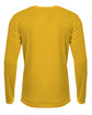 A4 Men's Sprint Long Sleeve T-Shirt GOLD ModelBack