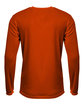 A4 Men's Sprint Long Sleeve T-Shirt ATHLETIC ORANGE ModelBack