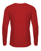 A4 Men's Sprint Long Sleeve T-Shirt SCARLET ModelBack