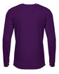 A4 Men's Sprint Long Sleeve T-Shirt PURPLE ModelBack