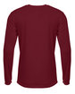 A4 Men's Sprint Long Sleeve T-Shirt maroon ModelBack