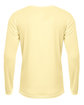 A4 Men's Sprint Long Sleeve T-Shirt light yellow ModelBack