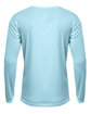 A4 Men's Sprint Long Sleeve T-Shirt pastel blue ModelBack