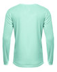 A4 Men's Sprint Long Sleeve T-Shirt pastel mint ModelBack