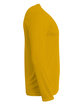 A4 Men's Sprint Long Sleeve T-Shirt GOLD ModelSide