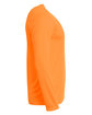 A4 Men's Sprint Long Sleeve T-Shirt safety orange ModelSide