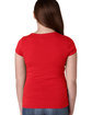 Next Level Apparel Youth Girls’ Princess T-Shirt RED ModelBack