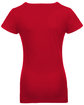 Next Level Apparel Youth Girls’ Princess T-Shirt RED FlatBack