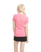Next Level Apparel Ladies' T-Shirt hot pink ModelBack