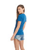 Next Level Apparel Ladies' T-Shirt turquoise ModelBack