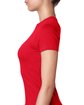 Next Level Apparel Ladies' Boyfriend T-Shirt RED ModelSide