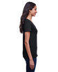 Next Level Apparel Ladies' Eco Performance T-Shirt black ModelSide