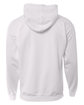 A4 Men's Sprint Tech Fleece Hooded Sweatshirt WHITE ModelBack