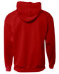 A4 Men's Sprint Tech Fleece Hooded Sweatshirt SCARLET ModelBack