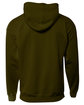 A4 Men's Sprint Tech Fleece Hooded Sweatshirt MILITARY GREEN ModelBack