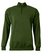 A4 Adult Sprint Fleece Quarter-Zip military green OFFront