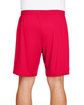 A4 Adult 7" Inseam Cooling Performance Shorts SCARLET ModelBack