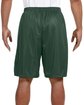 A4 Adult Tricot Mesh Short forest green ModelBack
