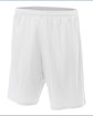 A4 Adult Tricot Mesh Short white OFFront