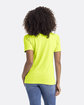 Next Level Apparel Unisex CVC Crewneck T-Shirt neon yellow ModelBack