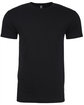 Next Level Apparel Unisex CVC Crewneck T-Shirt BLACK FlatFront