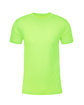Next Level Apparel Unisex CVC Crewneck T-Shirt neon green OFFront