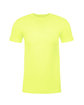 Next Level Apparel Unisex CVC Crewneck T-Shirt neon yellow OFFront