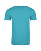 Next Level Apparel Unisex CVC Crewneck T-Shirt BONDI BLUE OFBack