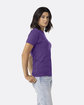 Next Level Apparel Unisex CVC Crewneck T-Shirt purple rush ModelSide