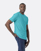 Next Level Apparel Unisex CVC Crewneck T-Shirt tahiti blue ModelSide