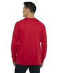 Next Level Apparel Unisex Laguna French Terry Raglan Sweatshirt red ModelBack